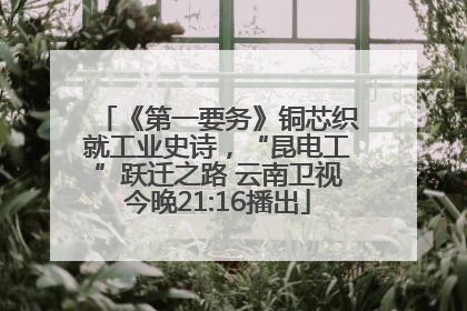 《第一要务》铜芯织就工业史诗，“昆电工”跃迁之路 云南卫视今晚21:16播出