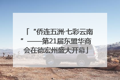 “侨连五洲·七彩云南”——第21届东盟华商会在德宏州盛大开幕