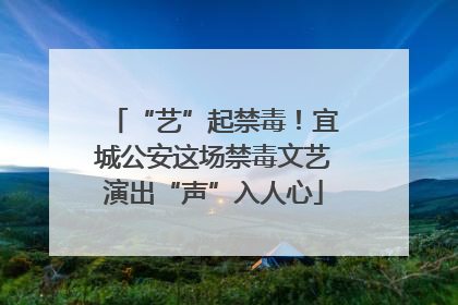 “艺”起禁毒！宜城公安这场禁毒文艺演出“声”入人心