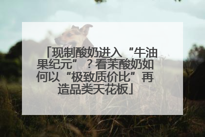 现制酸奶进入“牛油果纪元”？看茉酸奶如何以“极致质价比”再造品类天花板