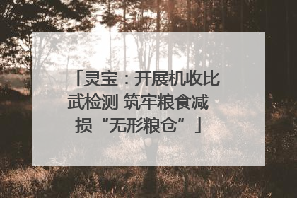 灵宝：开展机收比武检测 筑牢粮食减损“无形粮仓”