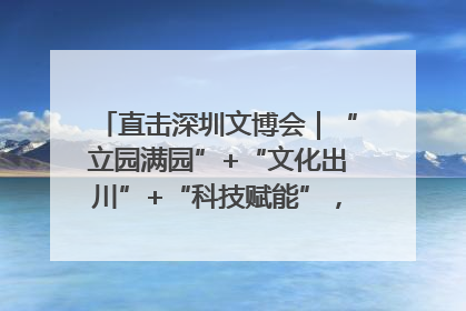 直击深圳文博会｜“立园满园”+“文化出川”+“科技赋能”，成都传媒发布三大文创领域合作清单