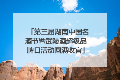 第三届湖南中国名酒节暨武陵酒超级品牌日活动圆满收官