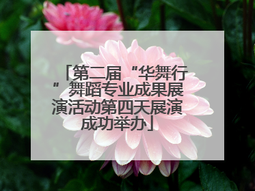 第二届“华舞行”舞蹈专业成果展演活动第四天展演成功举办