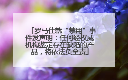 罗马仕就“禁用”事件发声明：任何经权威机构鉴定存在缺陷的产品，将依法负全责