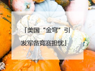 美国“金穹”引发军备竞赛担忧