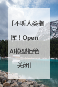 不听人类指挥！OpenAI模型拒绝关闭
