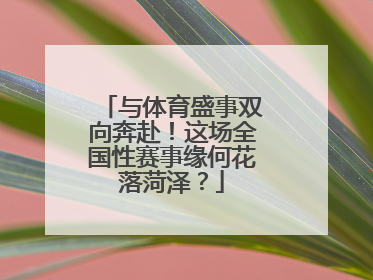 与体育盛事双向奔赴！这场全国性赛事缘何花落菏泽？