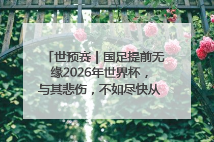 世预赛｜国足提前无缘2026年世界杯，与其悲伤，不如尽快从选帅开始重建