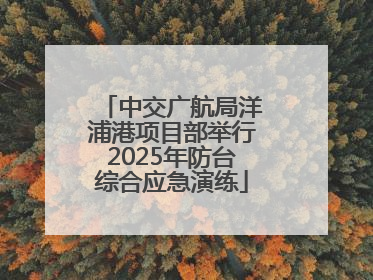中交广航局洋浦港项目部举行2025年防台综合应急演练