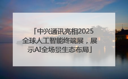 中兴通讯亮相2025全球人工智能终端展，展示AI全场景生态布局