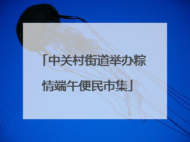 中关村街道举办粽情端午便民市集