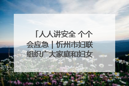 人人讲安全 个个会应急｜忻州市妇联组织广大家庭和妇女群众走进忻州市消防救援支队参观啦！