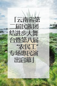 云南省第二届民族团结进步大舞台暨第八届“农民工”专场惠民演出启幕