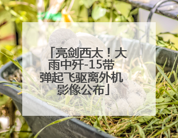 亮剑西太！大雨中歼-15带弹起飞驱离外机 影像公布
