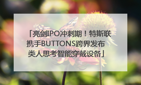 亮剑IPO冲刺期！特斯联携手BUTTONS跨界发布类人思考智能穿戴设备
