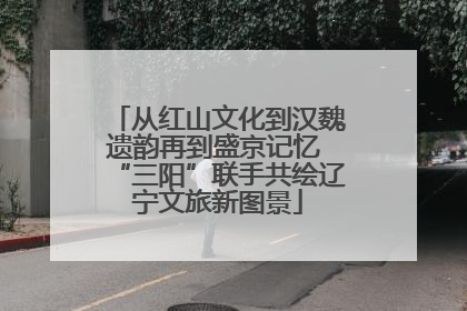 从红山文化到汉魏遗韵再到盛京记忆 “三阳”联手共绘辽宁文旅新图景