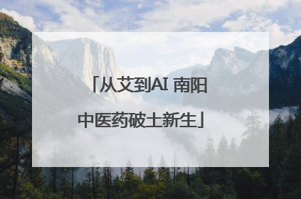 从艾到AI 南阳中医药破土新生