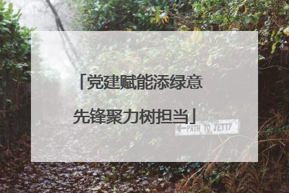 党建赋能添绿意 先锋聚力树担当