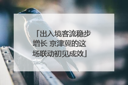 出入境客流稳步增长 京津冀的这场联动初见成效