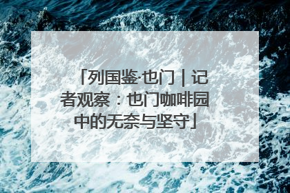 列国鉴·也门｜记者观察：也门咖啡园中的无奈与坚守