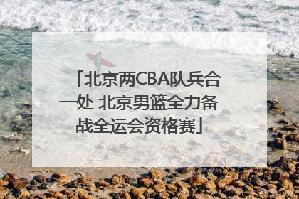 北京两CBA队兵合一处 北京男篮全力备战全运会资格赛