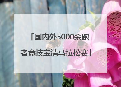 国内外5000余跑者竞技宝清马拉松赛