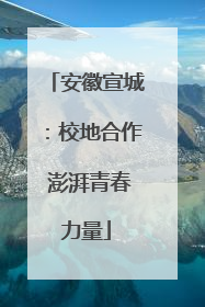 安徽宣城：校地合作 澎湃青春力量