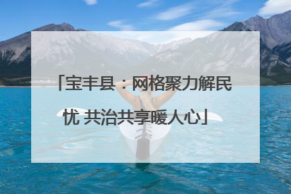 宝丰县：网格聚力解民忧 共治共享暖人心