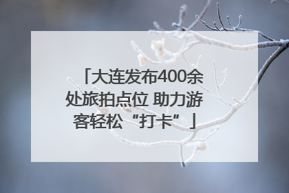 大连发布400余处旅拍点位 助力游客轻松“打卡”