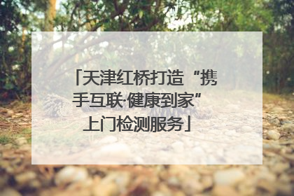天津红桥打造“携手互联·健康到家”上门检测服务