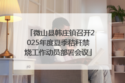 微山县韩庄镇召开2025年度夏季秸秆禁烧工作动员部署会议