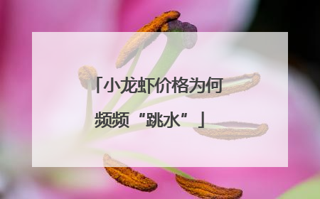 小龙虾价格为何频频“跳水”