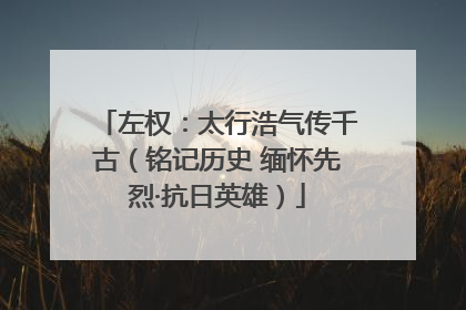 左权：太行浩气传千古（铭记历史 缅怀先烈·抗日英雄）