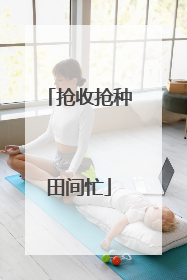 抢收抢种田间忙
