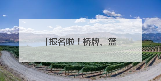 报名啦！桥牌、篮球、健身瑜伽……这些比赛等你来挑战