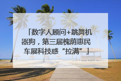 数字人顾问+跳舞机器狗，第三届槐荫惠民车展科技感“拉满”