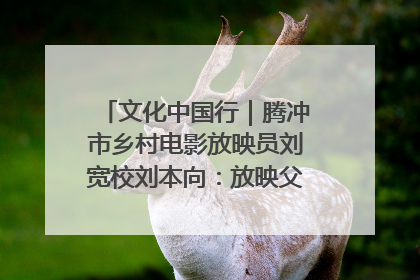 文化中国行｜腾冲市乡村电影放映员刘宽校刘本向：放映父子兵 接力光影梦