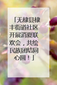 无棣县棣丰街道社区开展消夏联欢会，共绘民族团结同心圆！
