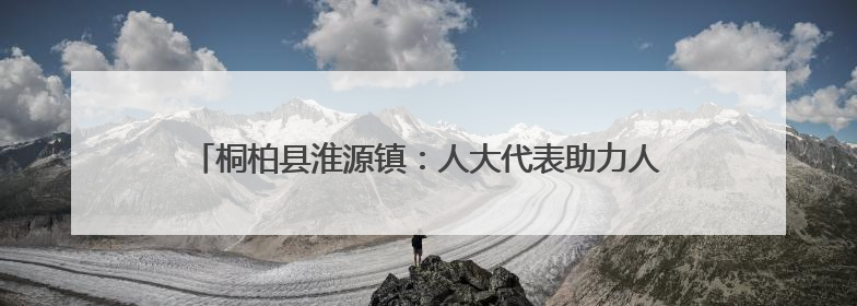 桐柏县淮源镇：人大代表助力人居环境整治 共建美丽宜居家园