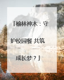 榆林神木：守护校园餐 共筑成长梦？