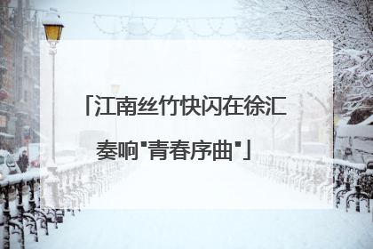 江南丝竹快闪在徐汇奏响