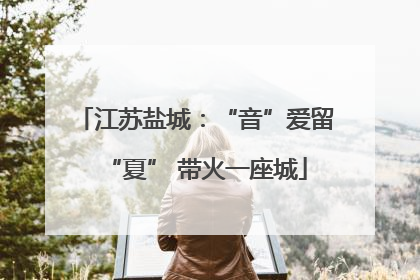 江苏盐城：“音”爱留“夏” 带火一座城