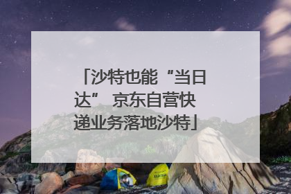 沙特也能“当日达” 京东自营快递业务落地沙特