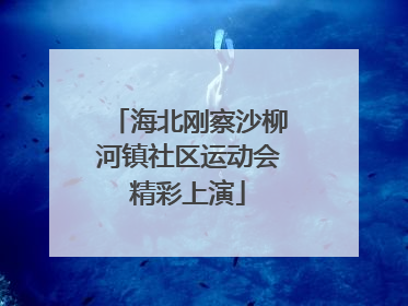 海北刚察沙柳河镇社区运动会精彩上演