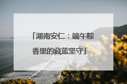 湖南安仁：端午粽香里的藏蓝坚守