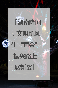 湖南隆回：文明新风生“黄金” 振兴路上展新姿