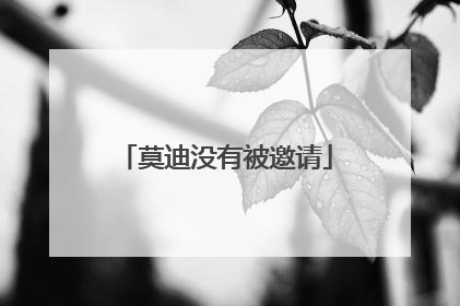 莫迪没有被邀请