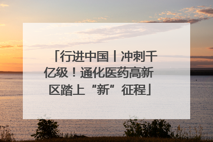 行进中国丨冲刺千亿级！通化医药高新区踏上“新”征程