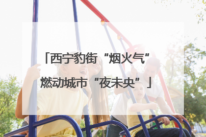 西宁豹街“烟火气” 燃动城市“夜未央”